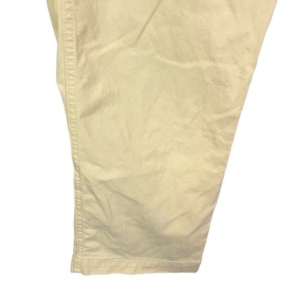 Ann Taylor Loft The Slim Yellow Khaki Stretch Cotton Flat Front Pants Womens 14 - Picture 5 of 16